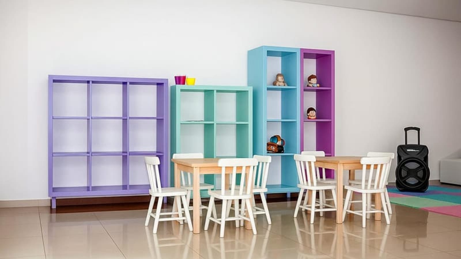 Espaço de jogos e recreação